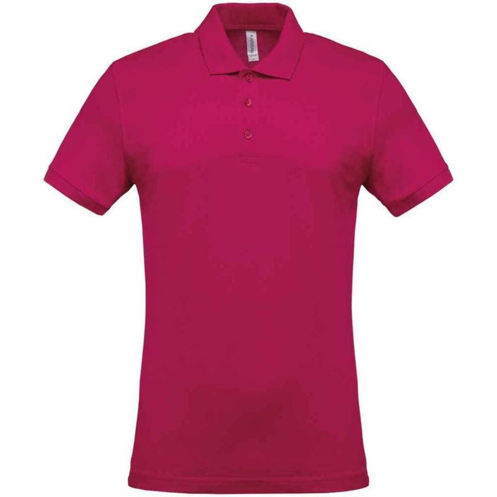 Kariban Mens Pique Polo Shirt / Fuchsia